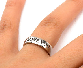 Star Wars I Love You Stainless Steel Unisex Ring