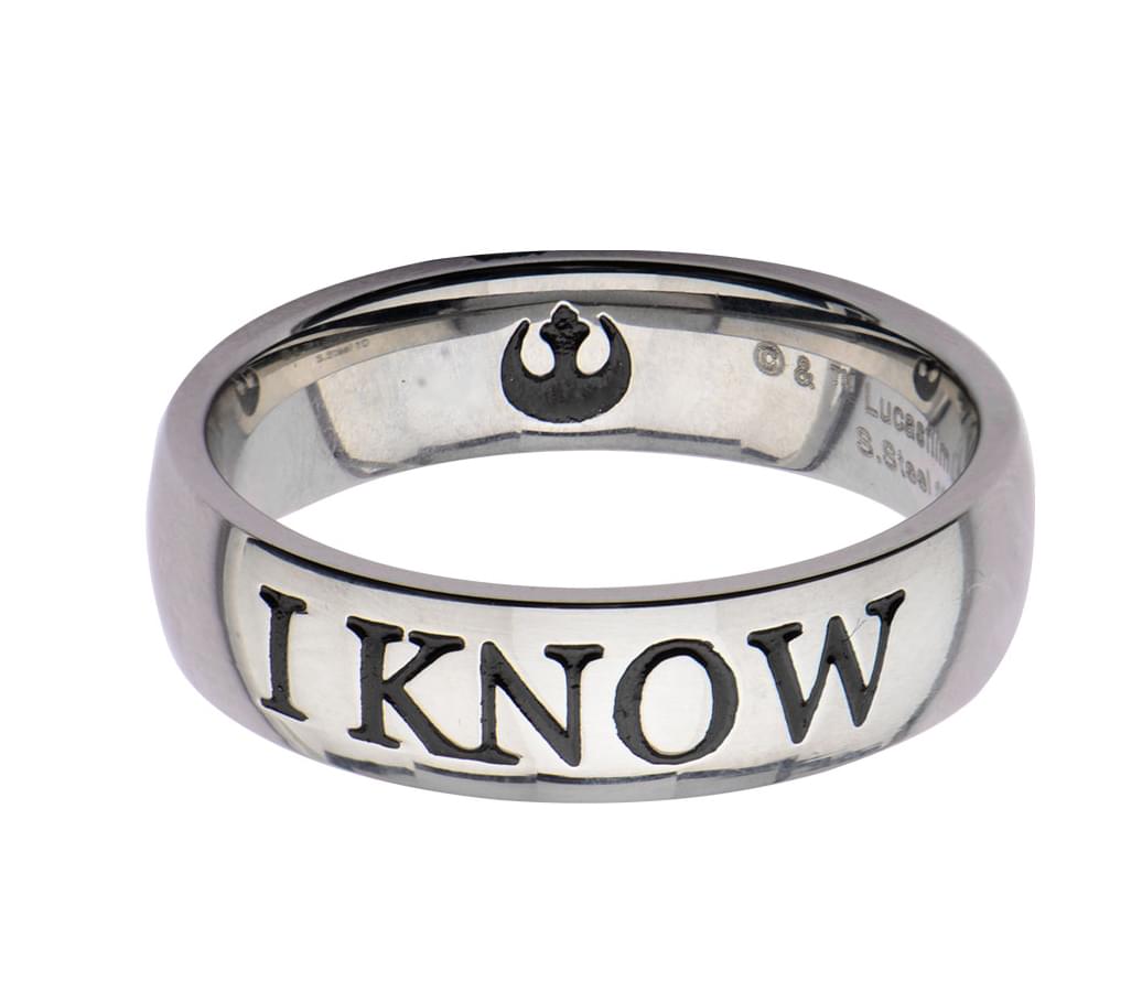 Star Wars I Know Stainless Steel Ring