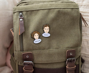 Star Wars Han Solo & Princess Leia Collector Pins | I Love You, I Know Pin Set