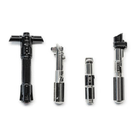 Star Wars 3D Lightsaber Pin Set | Exclusive Magnetic Star Wars Pins | Set of 4