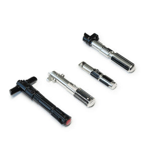 Star Wars 3D Lightsaber Pin Set | Exclusive Magnetic Star Wars Pins | Set of 4