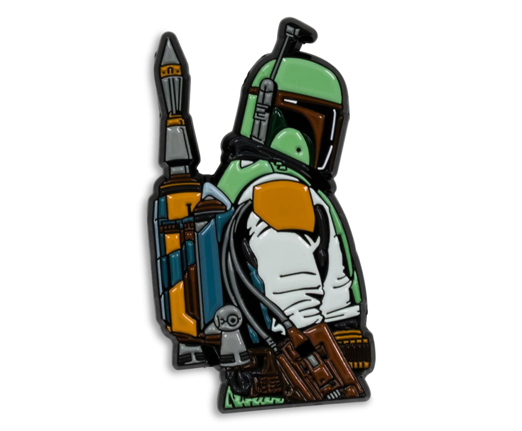 Star Wars: The Mandalorian Boba Fett Enamel Pin | Toynk Exclusive