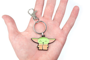 Star Wars: The Mandalorian, The Child "Baby Yoda" Happy Enamel Keychain
