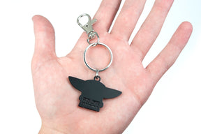 Star Wars: The Mandalorian, The Child "Baby Yoda" Happy Enamel Keychain