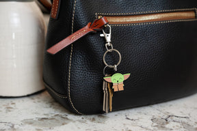 Star Wars: The Mandalorian, The Child "Baby Yoda" Happy Enamel Keychain