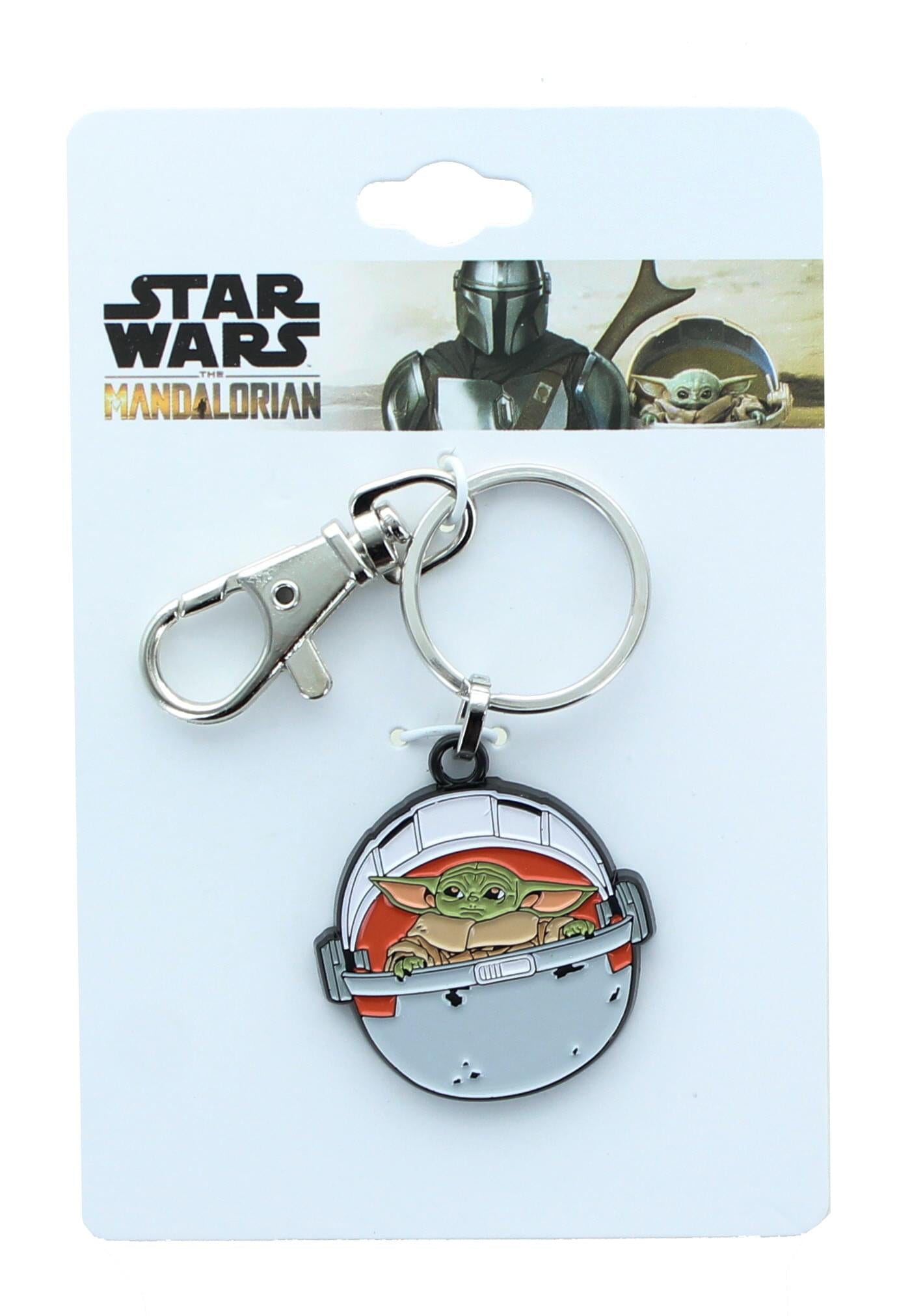 Star Wars The Mandalorian The Child In Carriage Enamel Keychain
