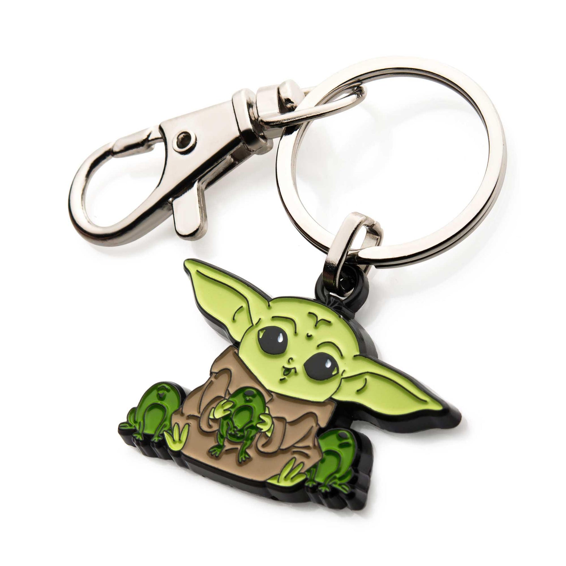 Star Wars The Mandalorian The Child Eating Space Frogs Enamel Keychain