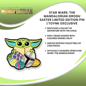 Star Wars: The Mandalorian Grogu Easter Limited Edition Pin | Toynk Exclusive