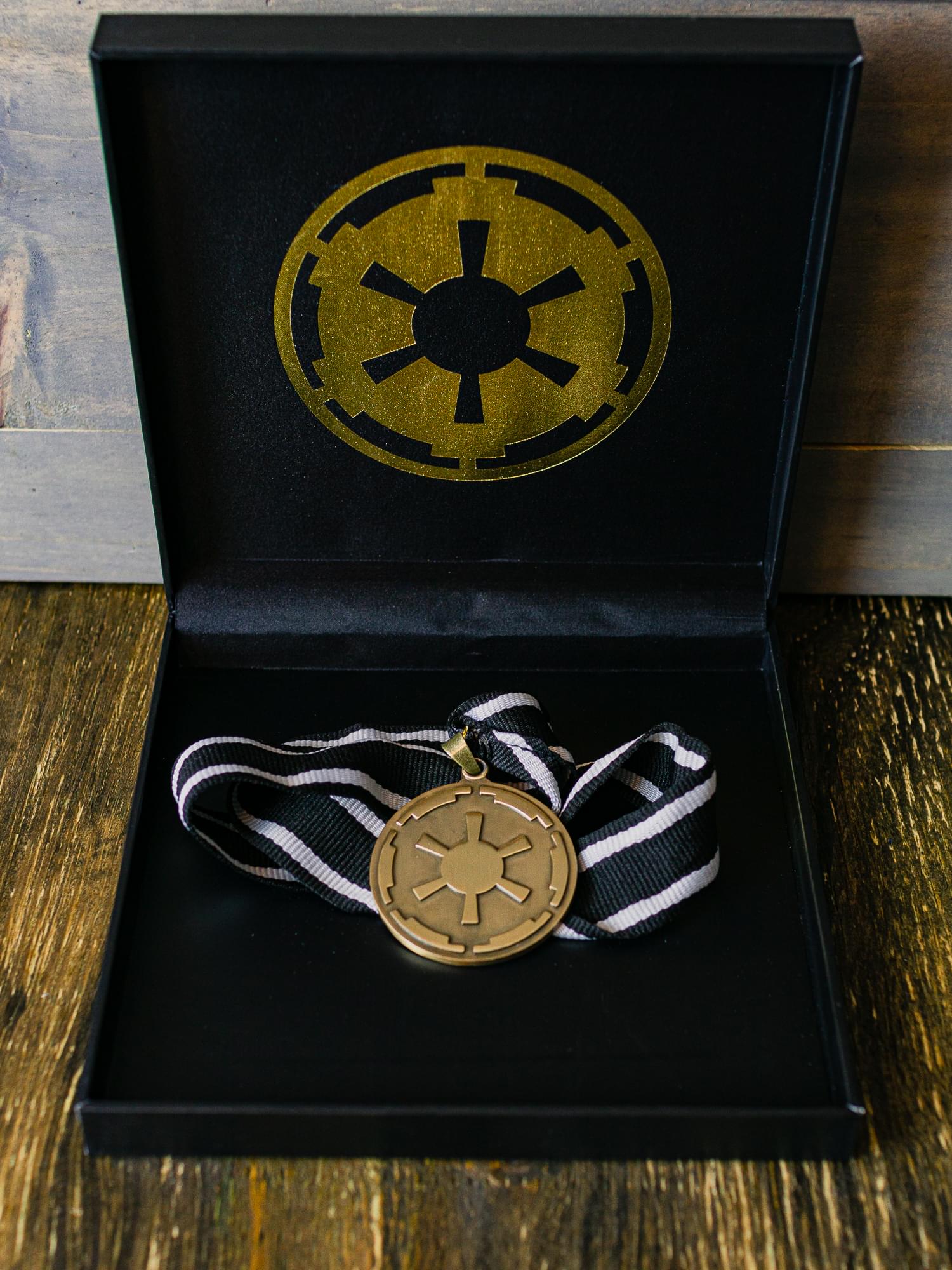 Star Wars: The Mandalorian Empire Imperial Crest Medal | Star Wars Necklace