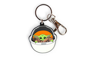 Star Wars: The Mandalorian The Child Keychain Pendant | Baby Yoda In Carriage