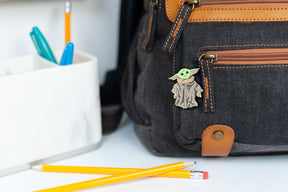 Star Wars: The Mandalorian The Child Collector Pin | Curious Baby Yoda Standing