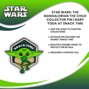 Star Wars: The Mandalorian The Child Collector Pin | Baby Yoda At Snack Time