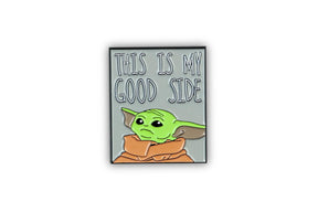Star Wars Mandalorian The Child Baby Yoda Collector Pin | This Is My Good Side