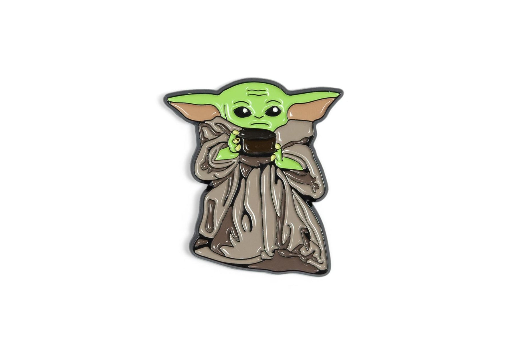 Star Wars Exclusive Enamel Pin Mandalorian The Child Baby Yoda With Soup Bowl