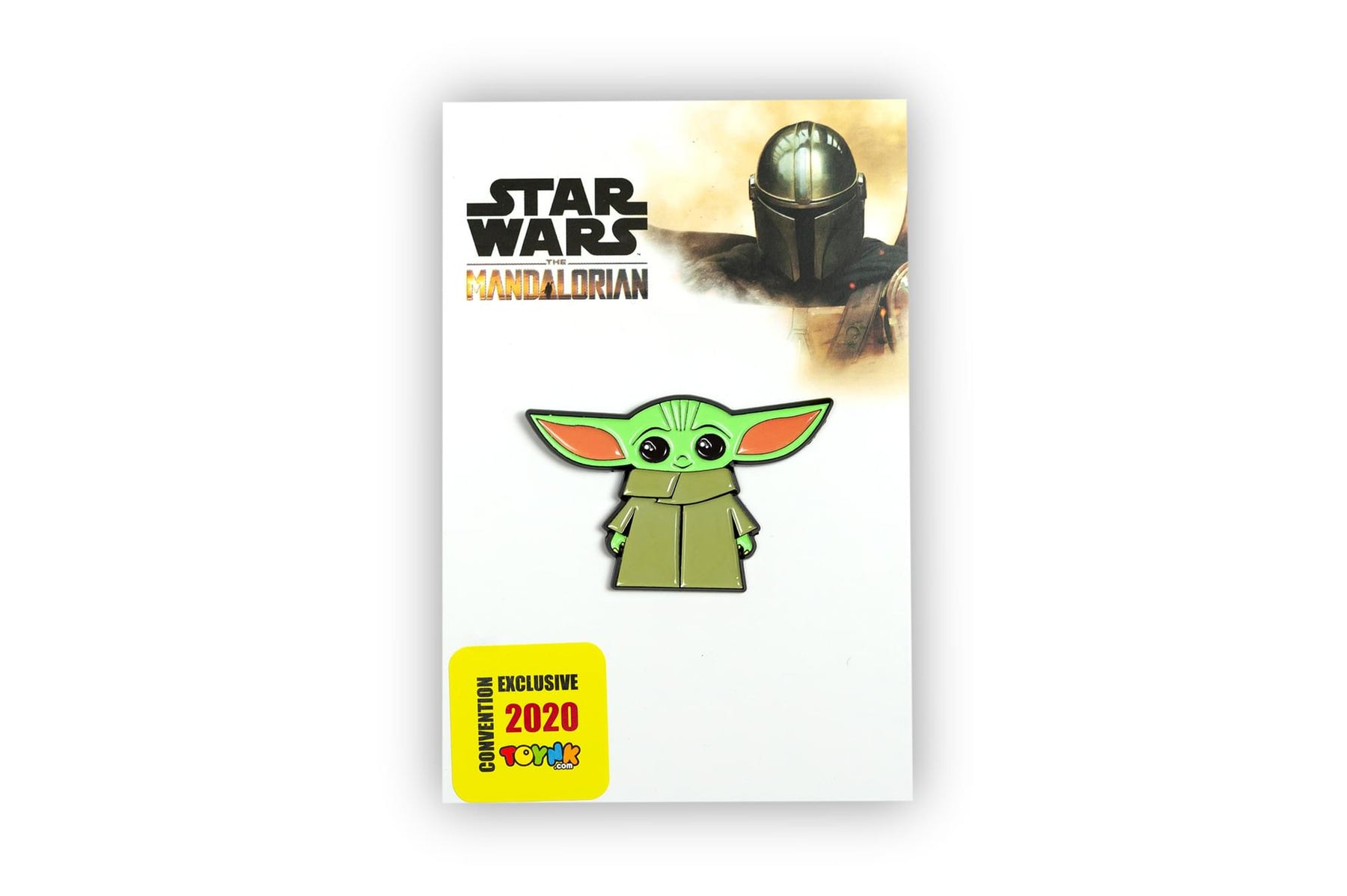 Star Wars Toynk Exclusive Enamel Pin Mandalorian Cartoon Child Baby Yoda Ears Up