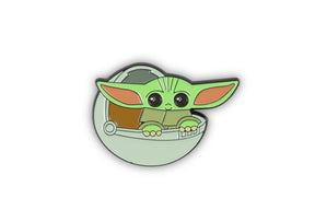 Star Wars: The Mandalorian The Child Baby Yoda In Carriage Enamel Pin Toynk Exclusive