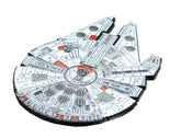 Star Wars Millennium Falcon Large Enamel Pin 3 X 2.25 inches