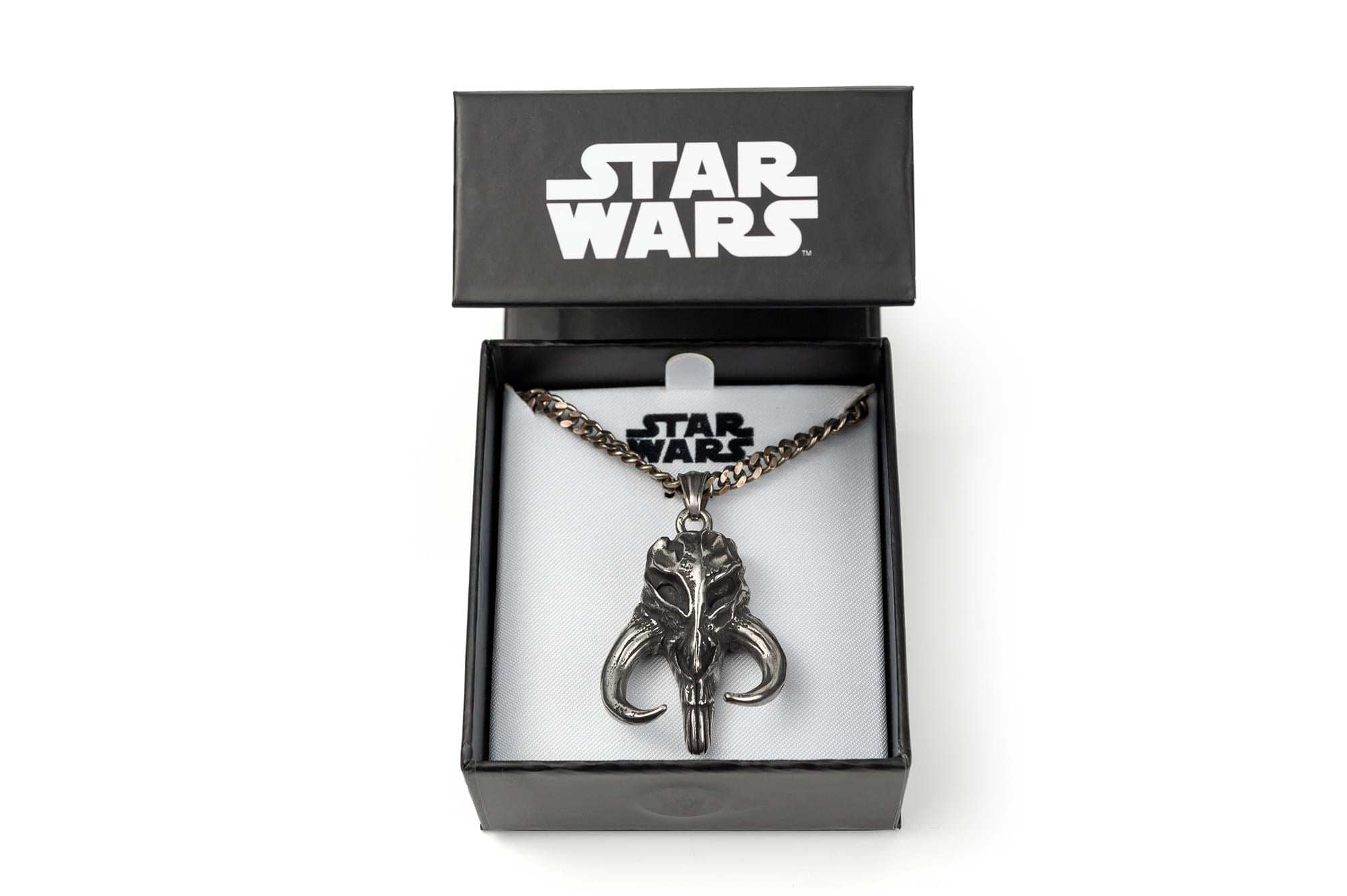 Star Wars Mandalorian Mythosaur Skull Pendant Necklace | Free Shipping
