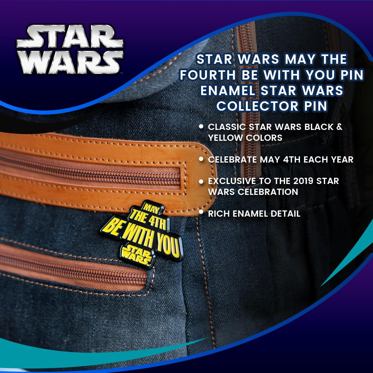 Star Wars May The Fourth Be With You Pin | Enamel Star Wars Collector Pin