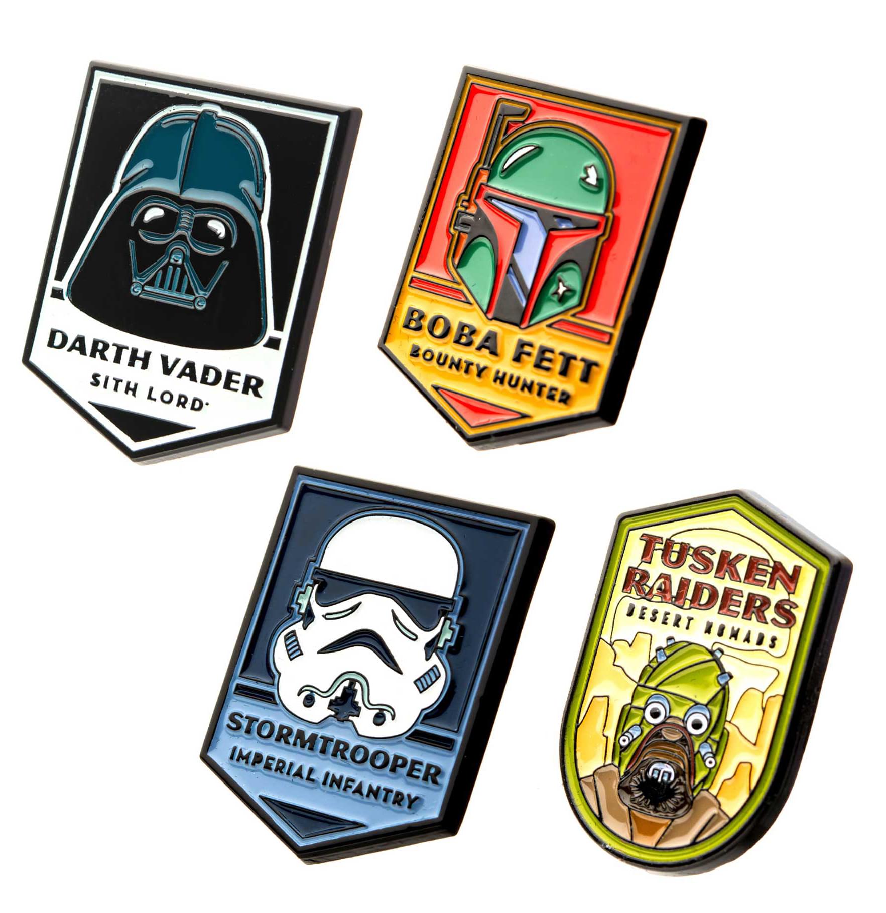 Star Wars Dark Side Enamel Pins | Set of 4