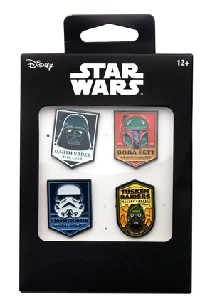 Star Wars Dark Side Enamel Pins | Set of 4