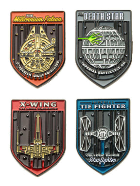 Star Wars Spaceships Enamel Pins | Set of 4