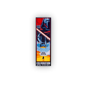 Star Wars The Force Awakens Movie Poster Pin | Artwork By Eric Tan | 2" Tall