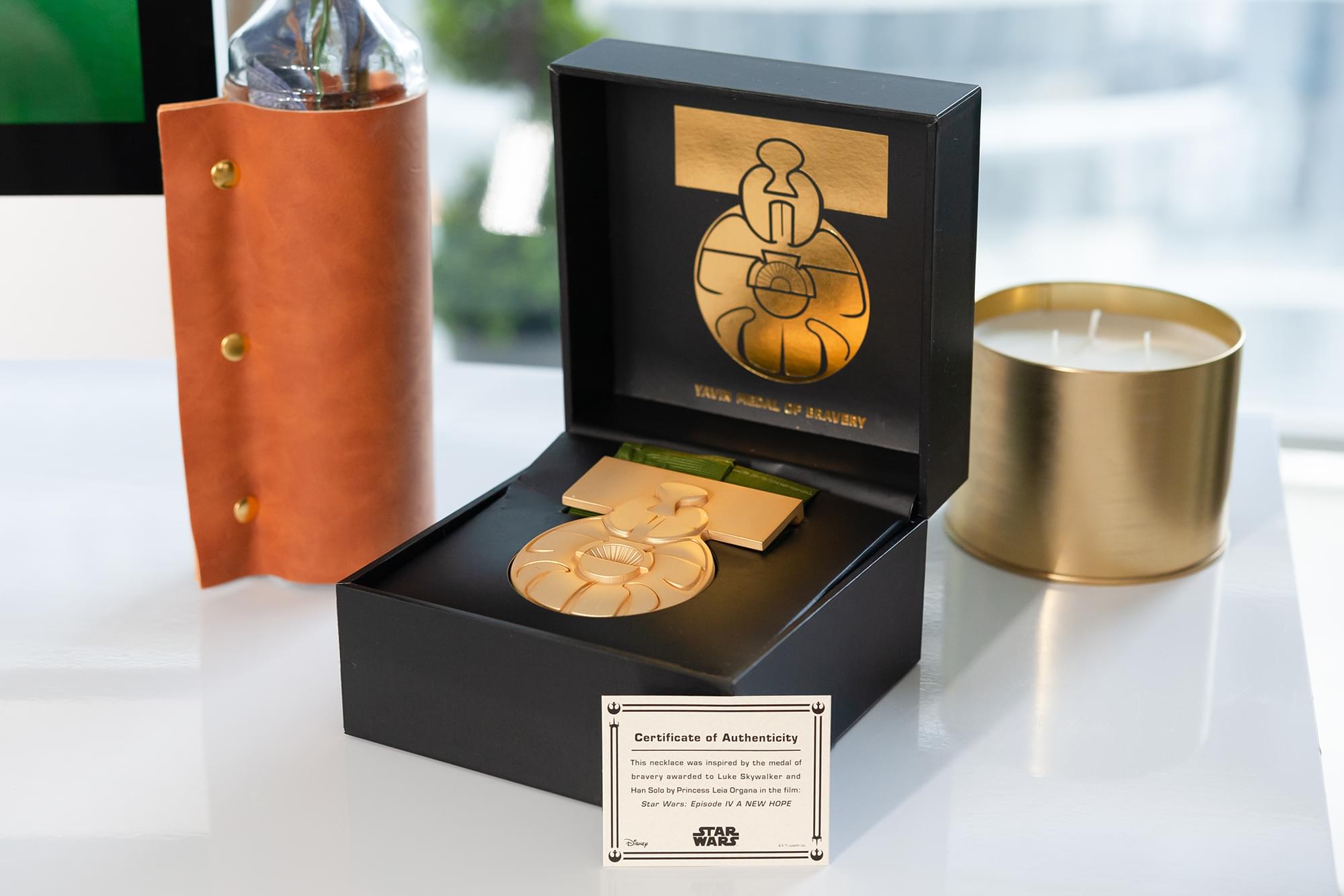 Star Wars Medal of Yavin Gold Plated 1:1 Scale Licensed Prop Replica