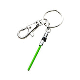 Star Wars Yoda Lightsaber Stainless Steel Keychain