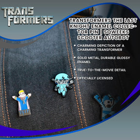 Transformers The Last Knight Enamel Collector Pin | Sqweeks Scooter Autobot