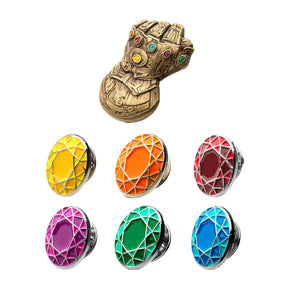 Marvel Infinity Gauntlet and Infinity Stones Enamel Collector Pin Set