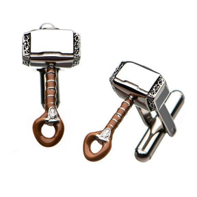 Marvel Thor's Hammer Stainless Steel Cuff Links