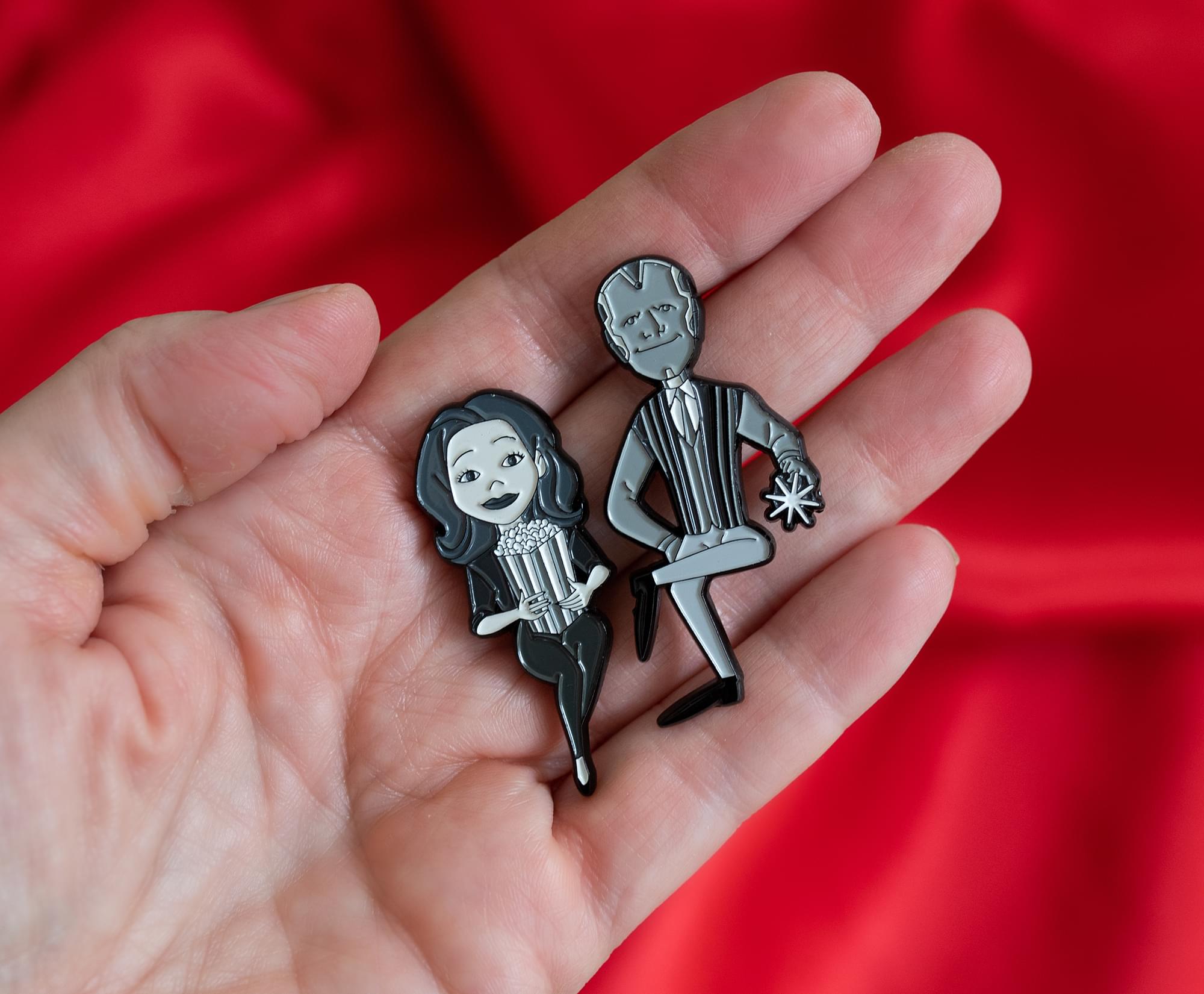 Marvel Studios WandaVision Collectible Enamel Pins | Set of 2 | Toynk Exclusive