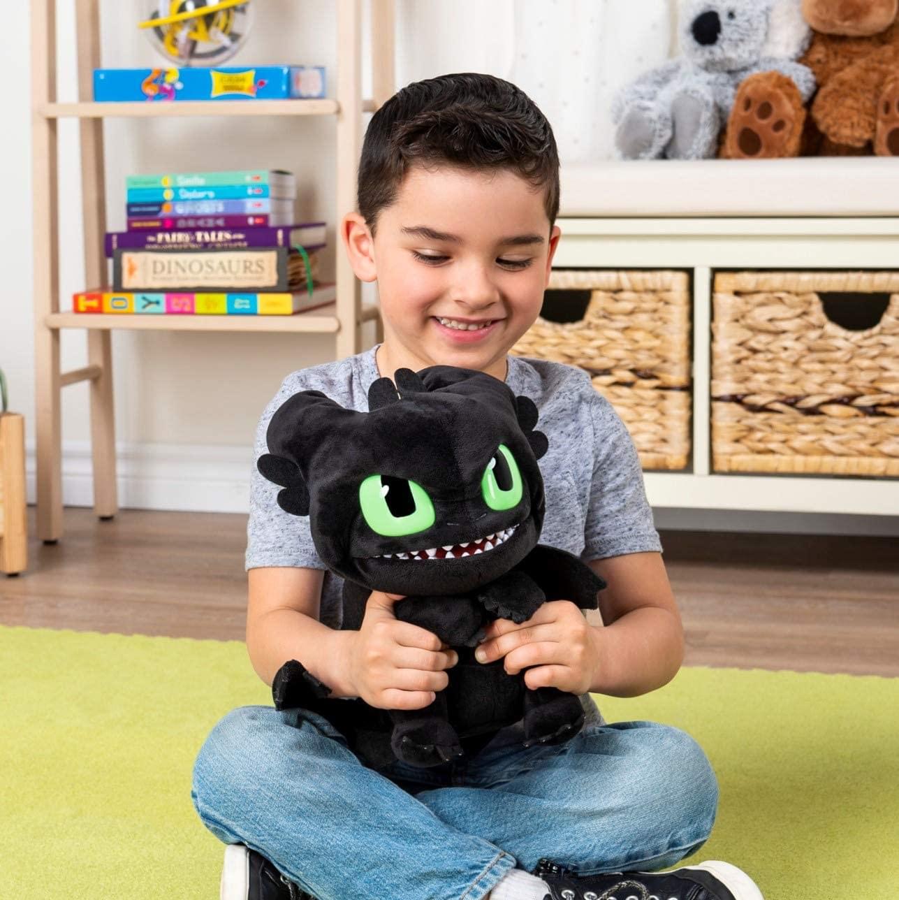 How To Train Your Dragon Squeeze & Roar Toothless | 11 Inch Plush with Sounds