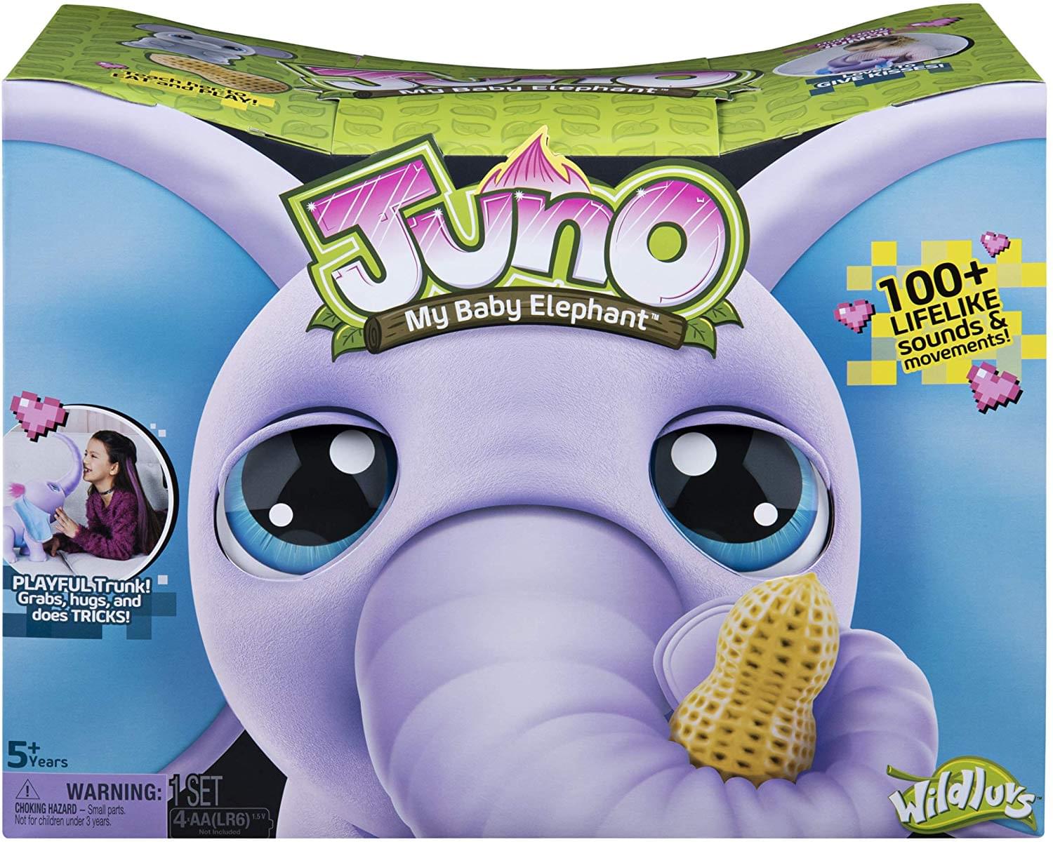 Wildluvs Juno My Baby Elephant with Over 150 Sounds & Movements