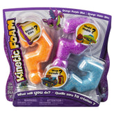 Kinetic Foam Multi Pack: Orange, Purple, Blue