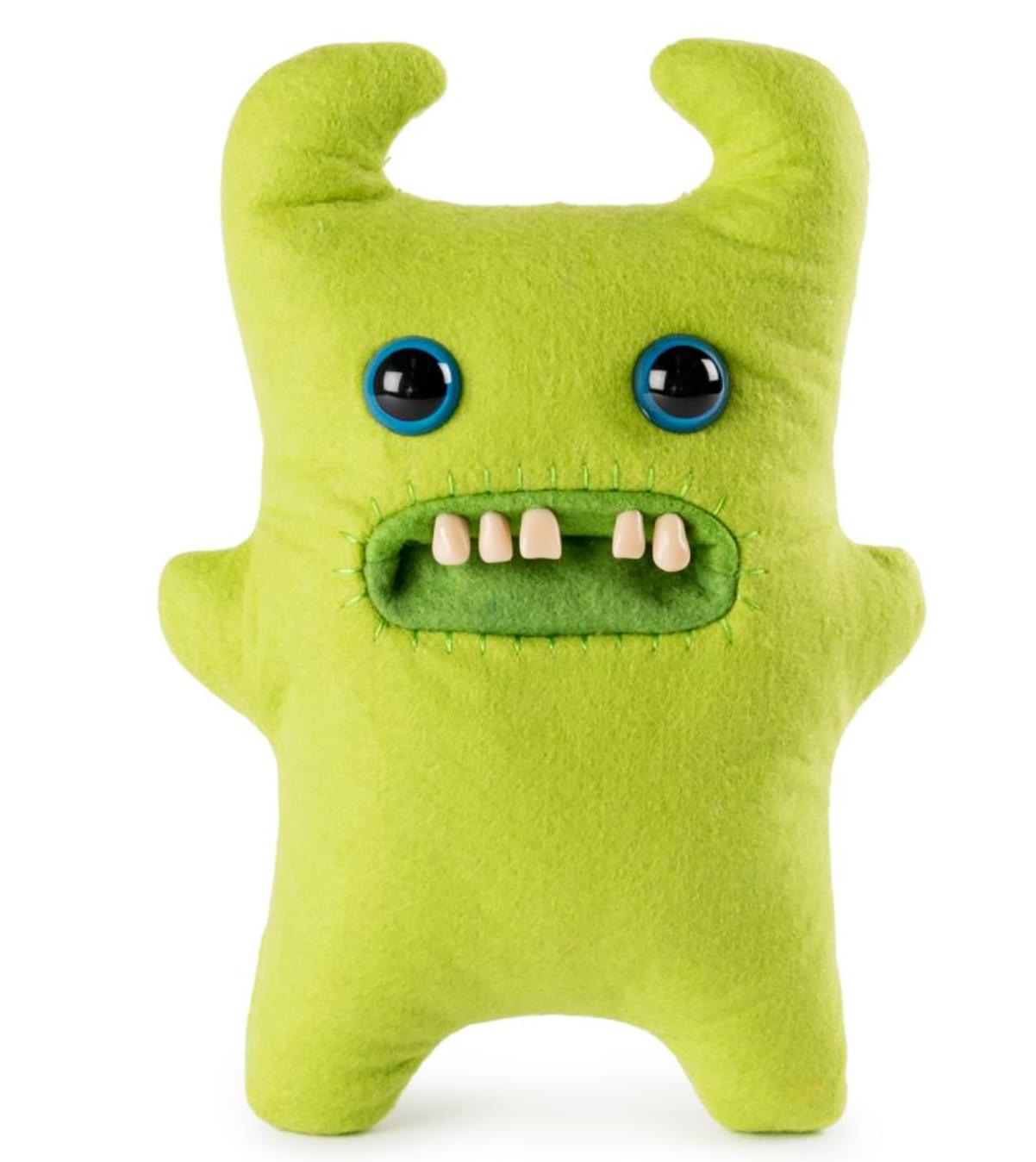 Fuggler 9 Inch Funny Ugly Monster Plush | Green Sir Horns A lot