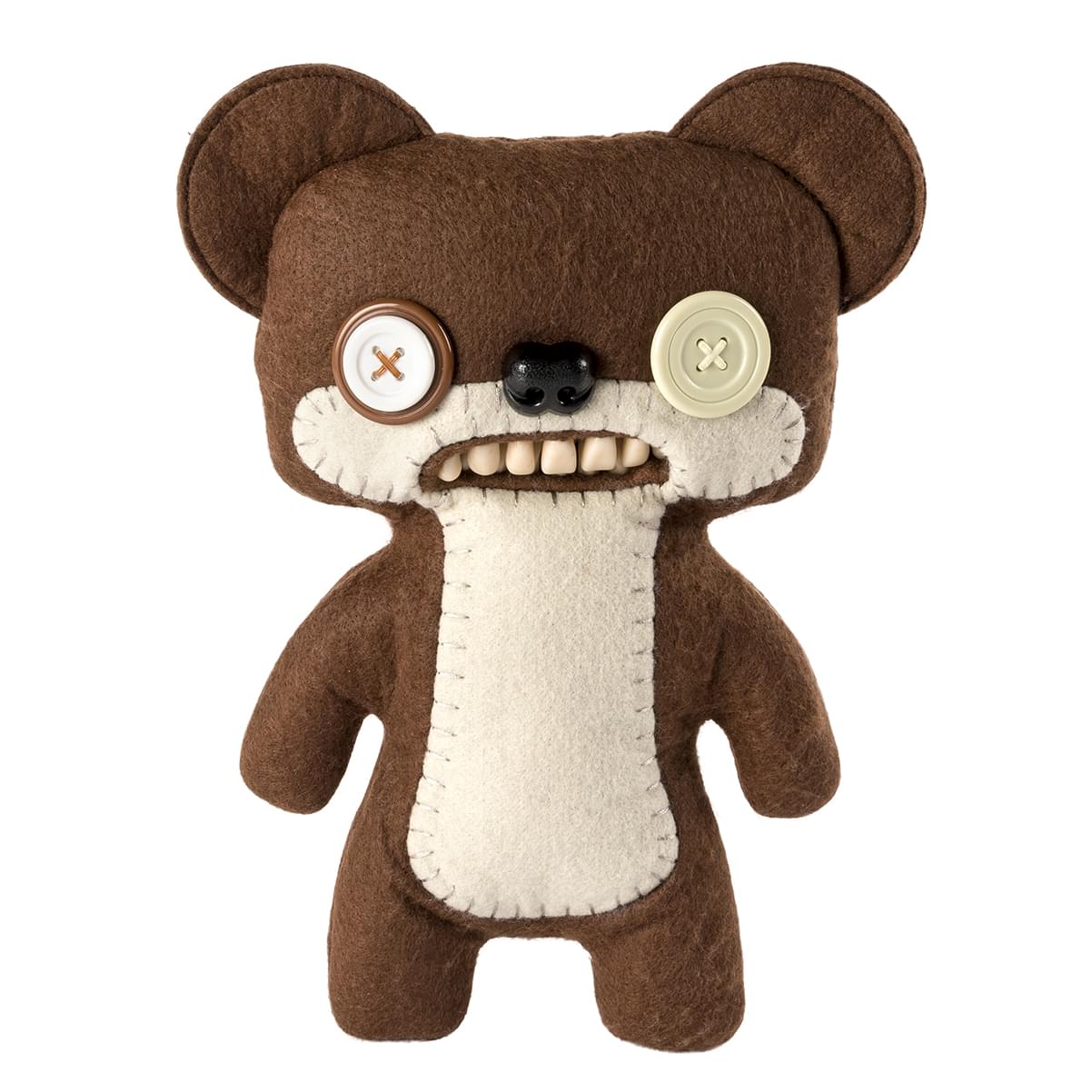 Fuggler 9 Inch Funny Ugly Monster Plush | Brown Teddy Bear Nightmare