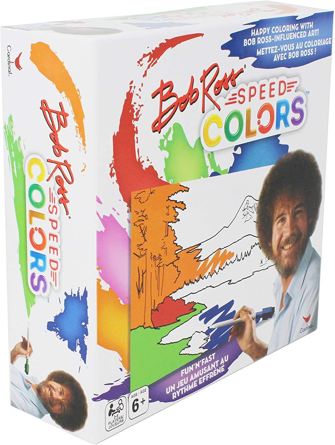Bob Ross Speed Colors Family Coloring Game | For 2-5 Players