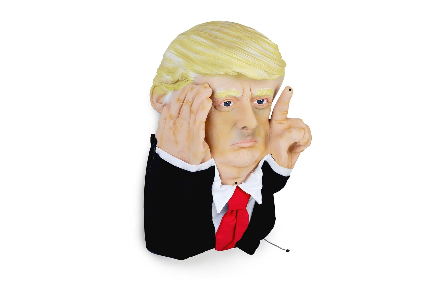 Scary Peeper Tapping President Donald Trump Halloween Decoration | 16.5 Inches