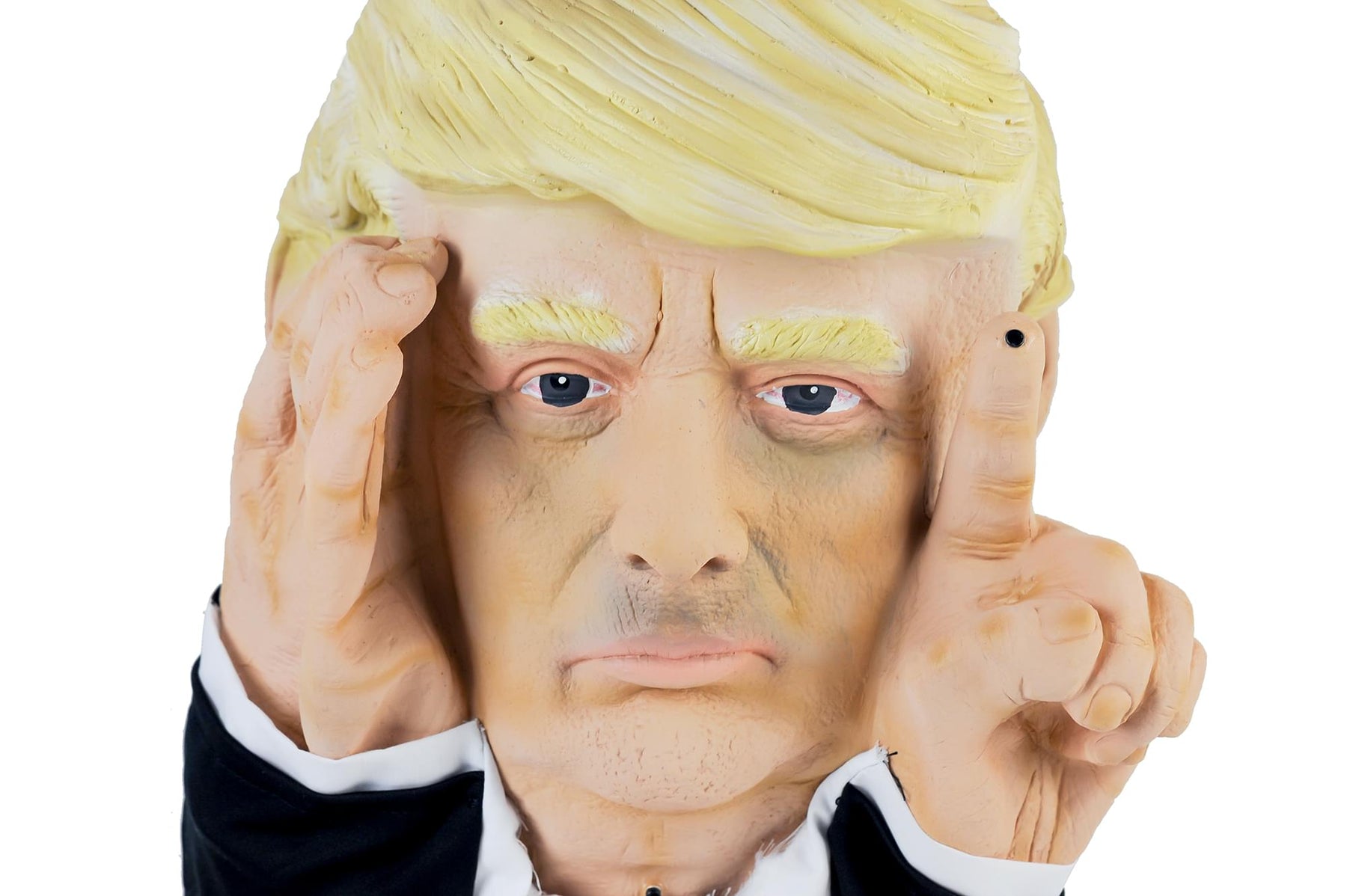 Scary Peeper Tapping President Donald Trump Halloween Decoration | 16.5 Inches