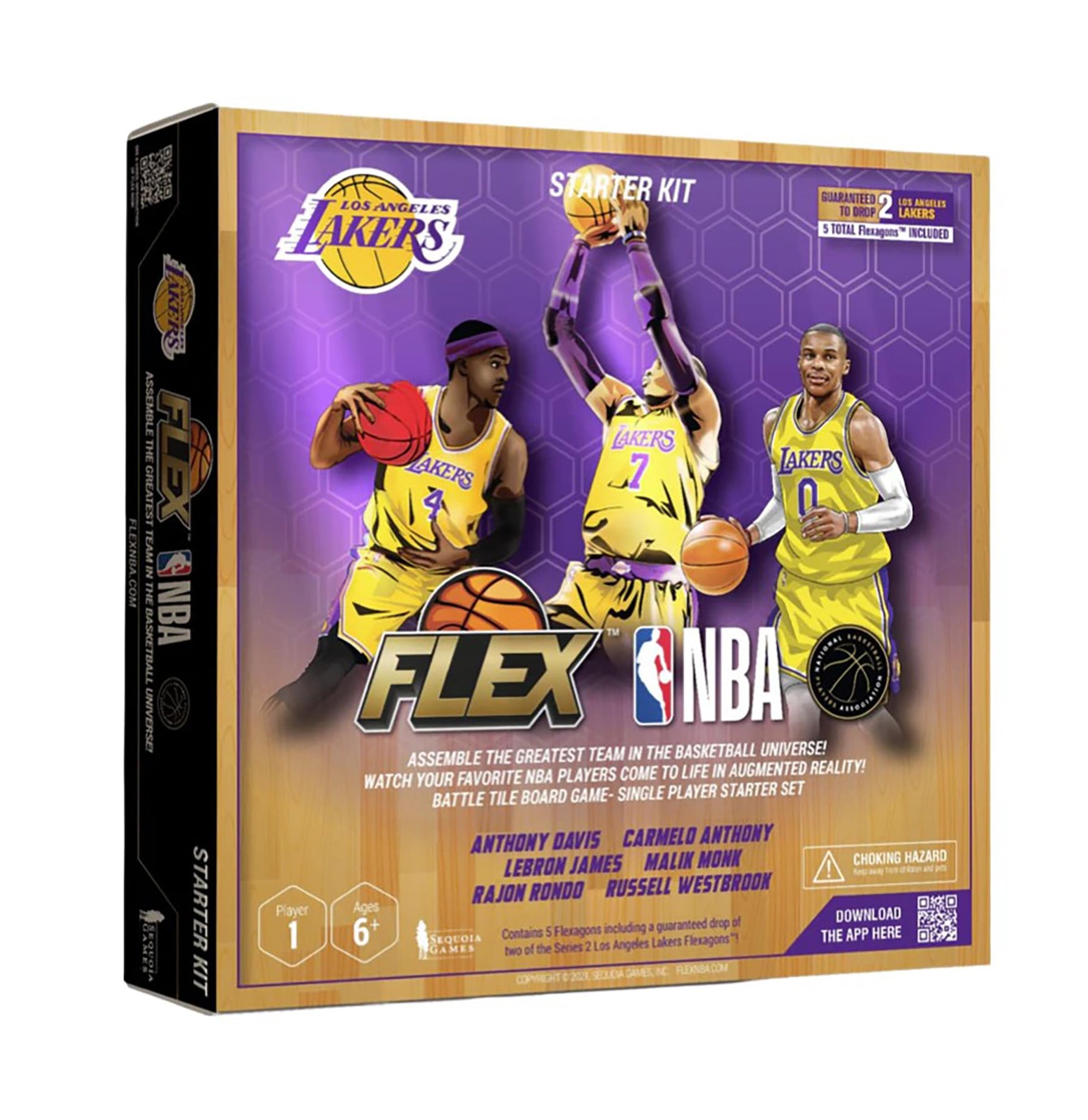 NBA FLEX Series 2 LA Lakers 1 Player Starter Set