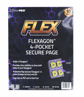 NBA FLEX Flexagon 4-Pocket Secure Page | 10 Per Pack