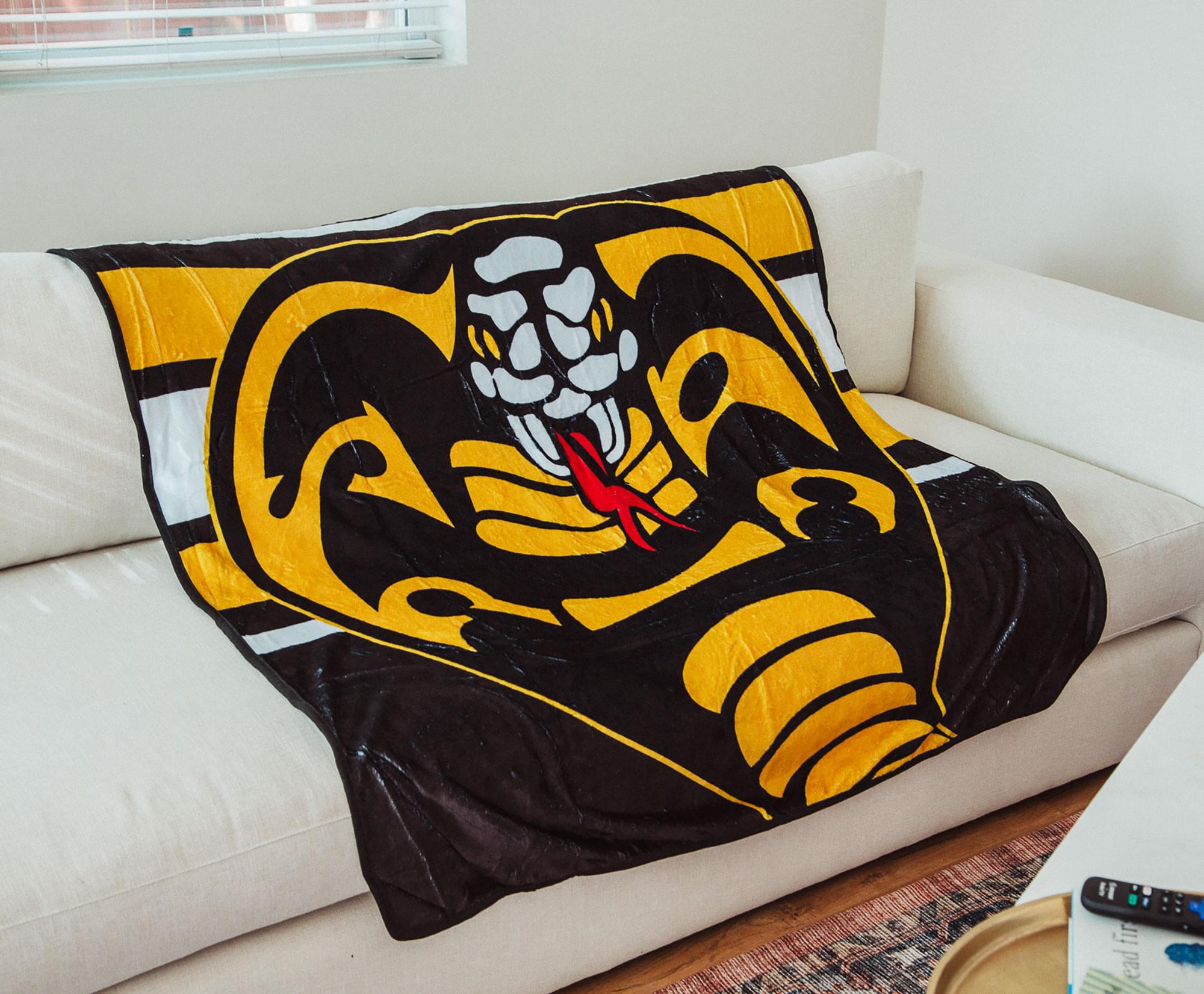 The Karate Kid "Cobra Kai" Lightweight Fleece Throw Blanket | 45 x 60 Inches