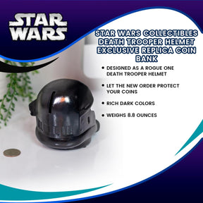 Star Wars Collectibles | Death Trooper Helmet Exclusive Replica Coin Bank