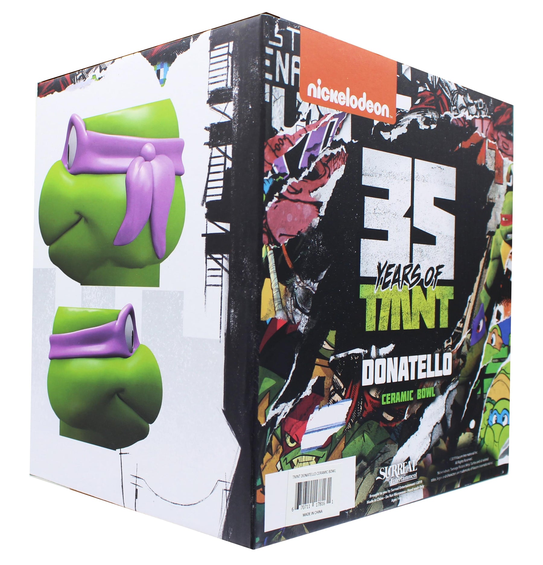 Teenage Mutant Ninja Turtle Donatello Molded Ceramic Bowl