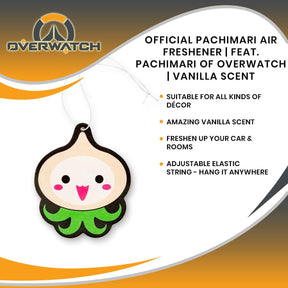 OFFICIAL Pachimari Air Freshener | Feat. Pachimari of Overwatch | Vanilla Scent