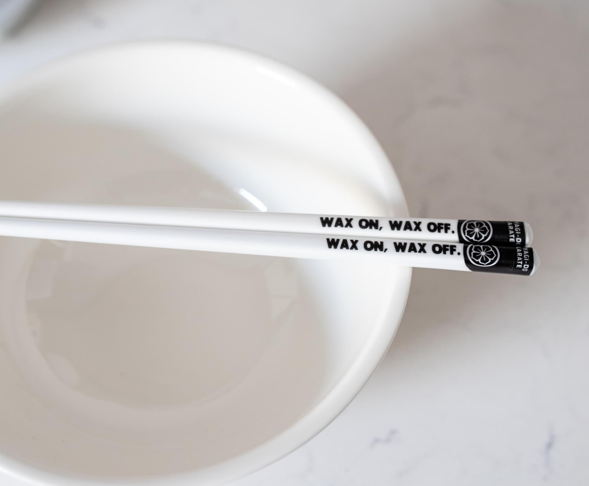 The Karate Kid Cobra Kai and Miyagi-Do 18-Ounce Ramen Bowl Set with Chopsticks