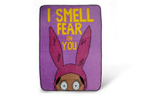 Bob's Burgers Louise Throw Blanket | I Smell Fear On You | 64 x 44 Inches