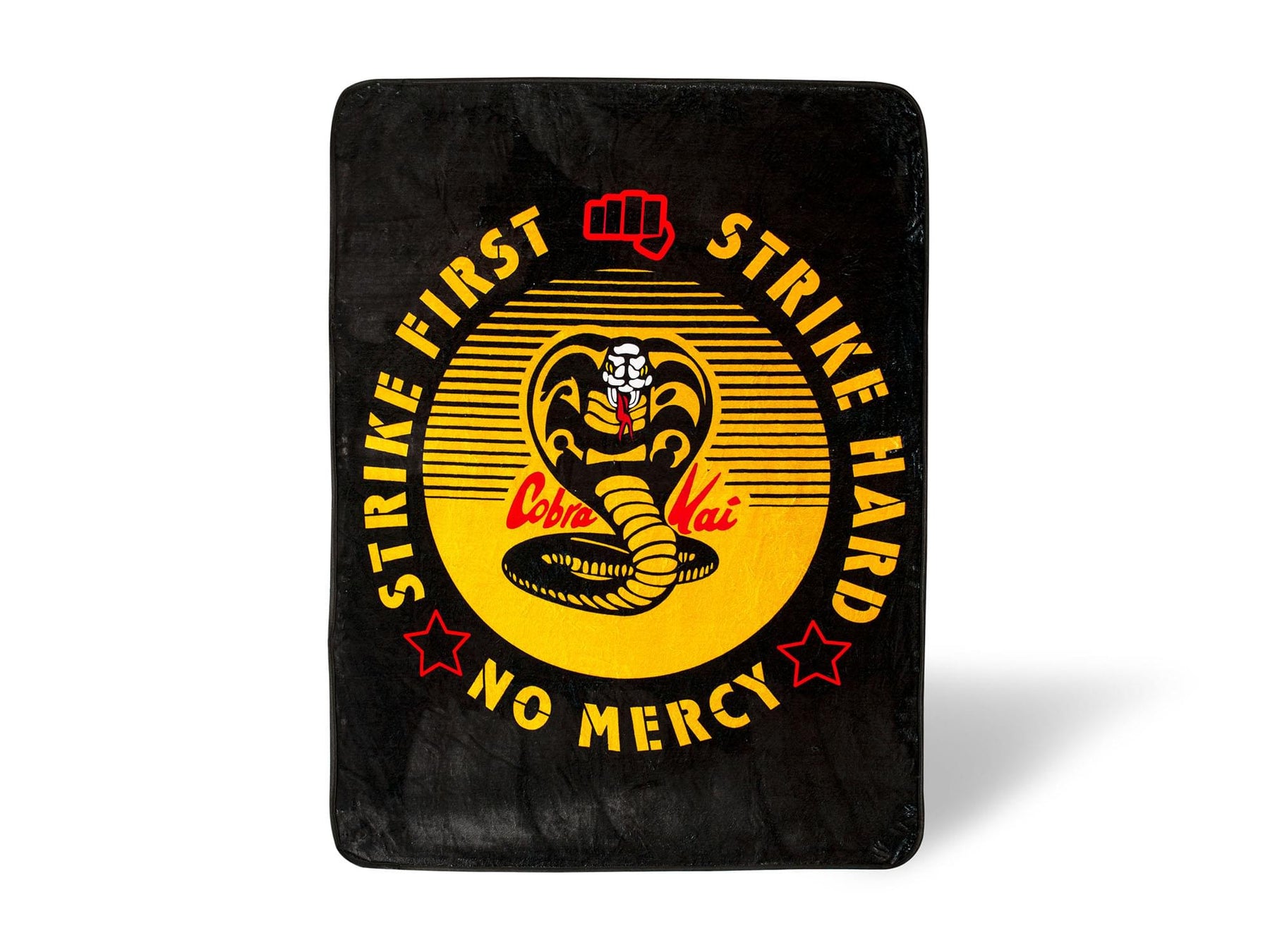 Cobra Kai "Strike First" Fleece Throw Blanket | 45 x 60 Inches